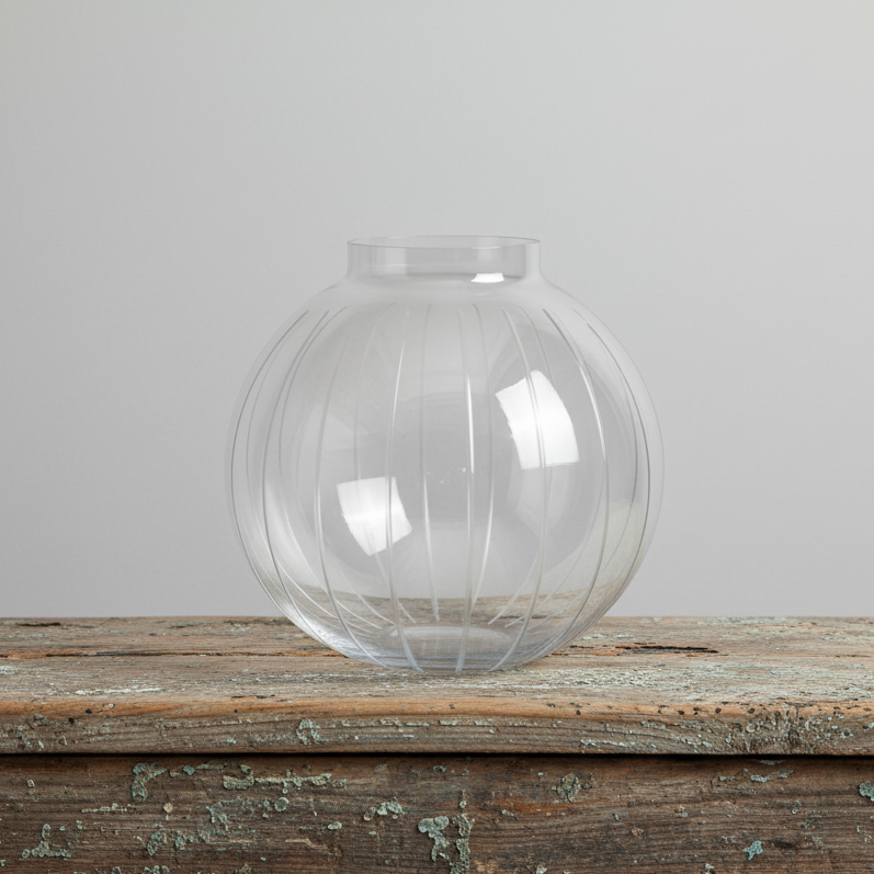 Vase Alinde, Klar glas