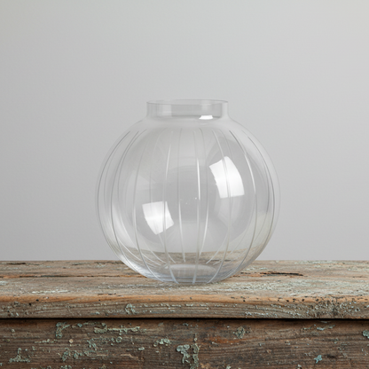 Vase Alinde, Klar glas