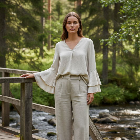 Blus Miranda, Beige