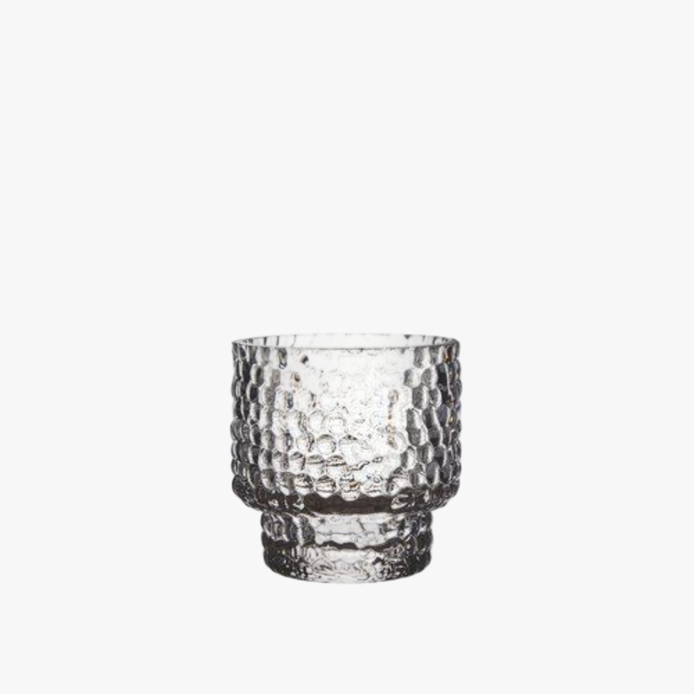 Fyrfadsstage Dotti, klart glas