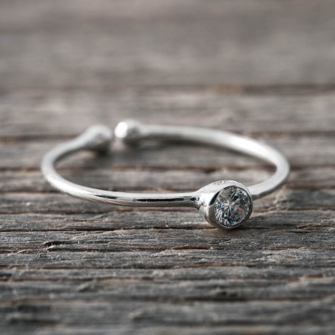 Ring in silver