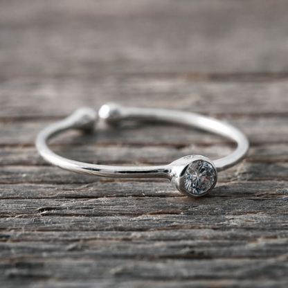 Ring in silver