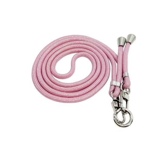 Mobilhalsband, Glam Rosa med Silver detaljer