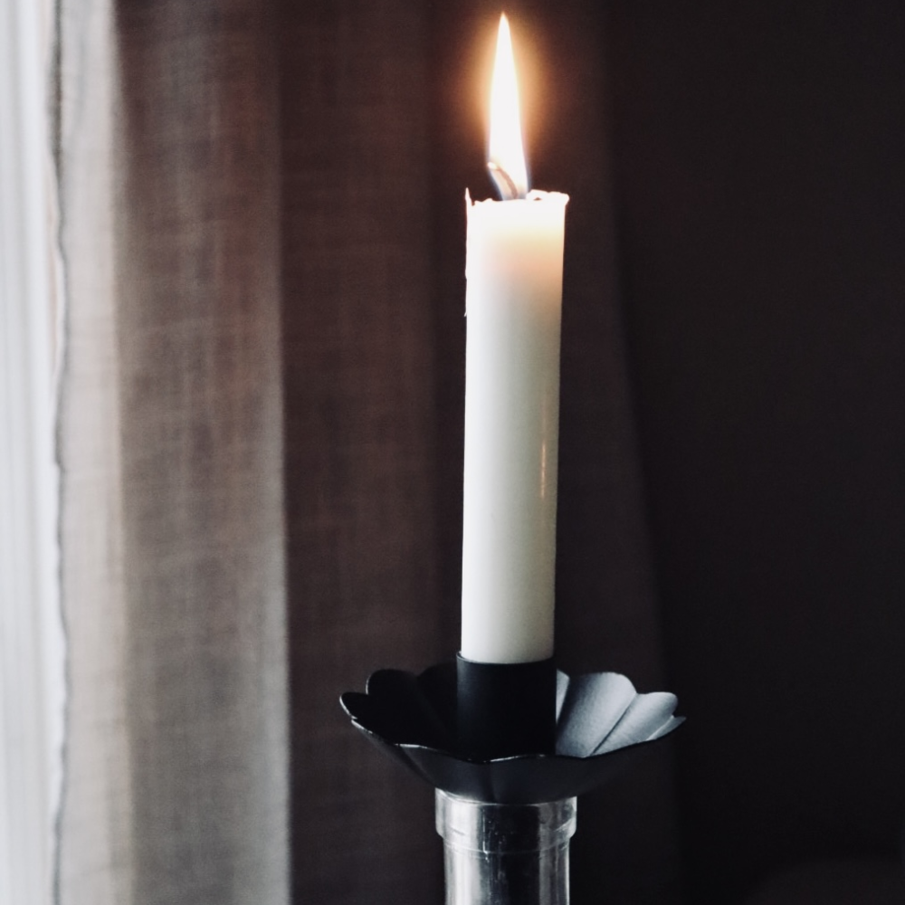 Candle Holder Gullan, Black