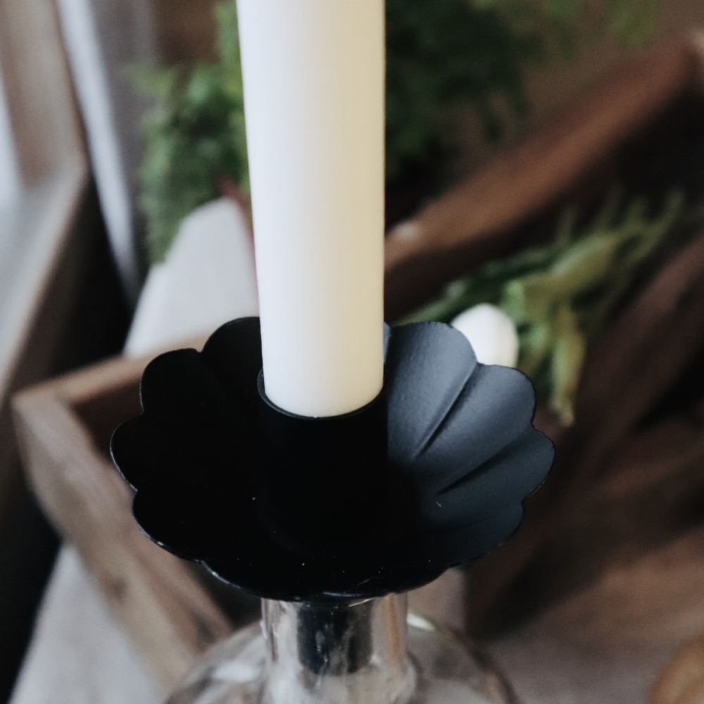 Candle Holder Gullan, Black