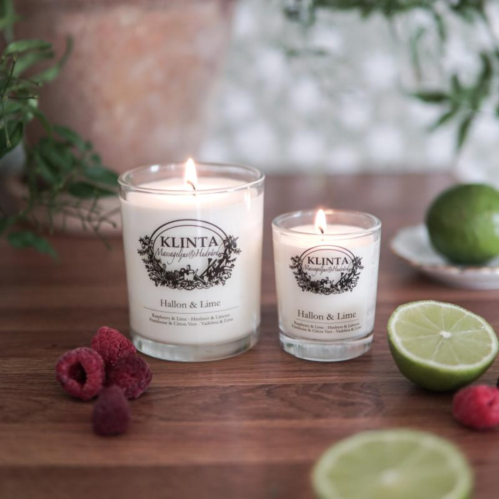 Scented/Massage Candle Raspberry & Lime