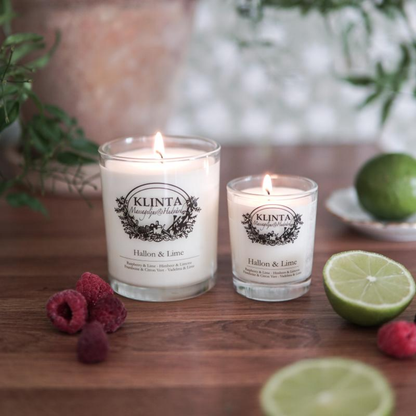 Scented/Massage Candle Raspberry & Lime