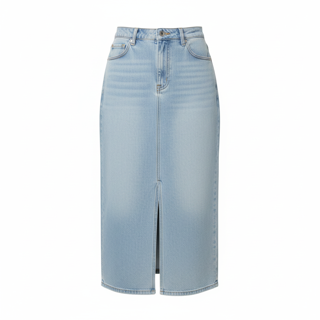 Jeanskjol, Ljus Jeansblå