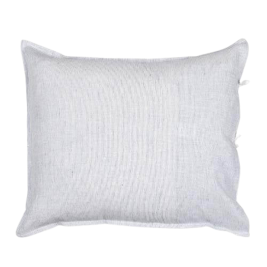 Kuddfodral Lin-Blå Rand 50X60