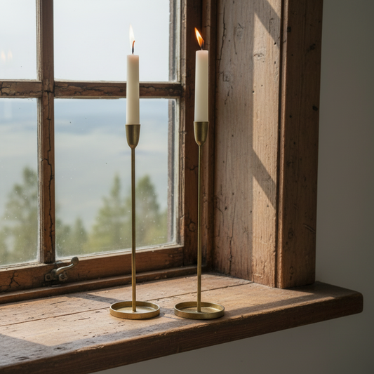 Ljusstake Priya, Antik Guld