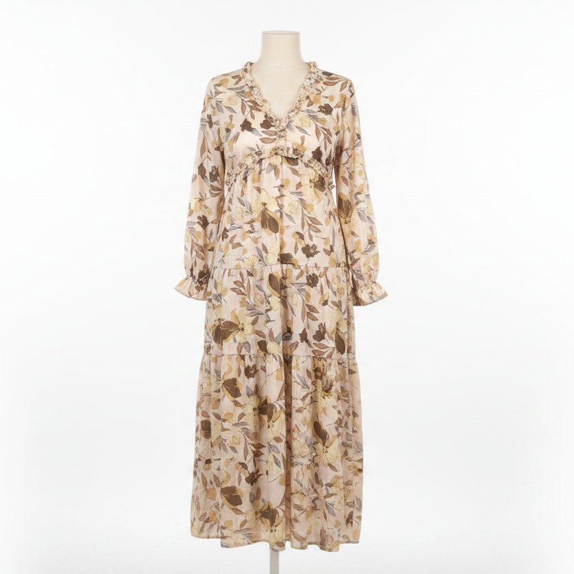 Klänning Rosalie, Beige