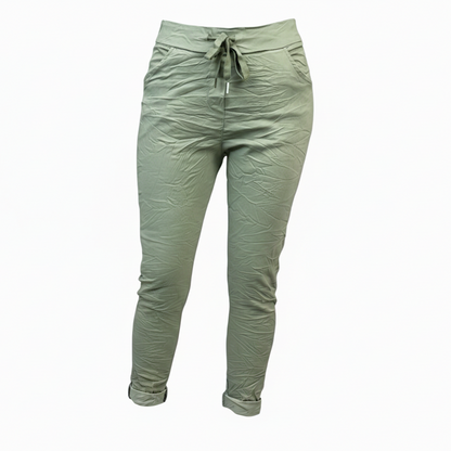 Stretch Trousers Signe, Light Army