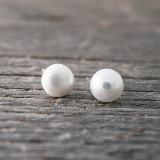 Örhängen Sötvattenpärla, 6mm