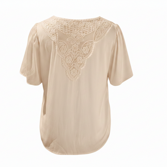 Blus Silvia, Beige