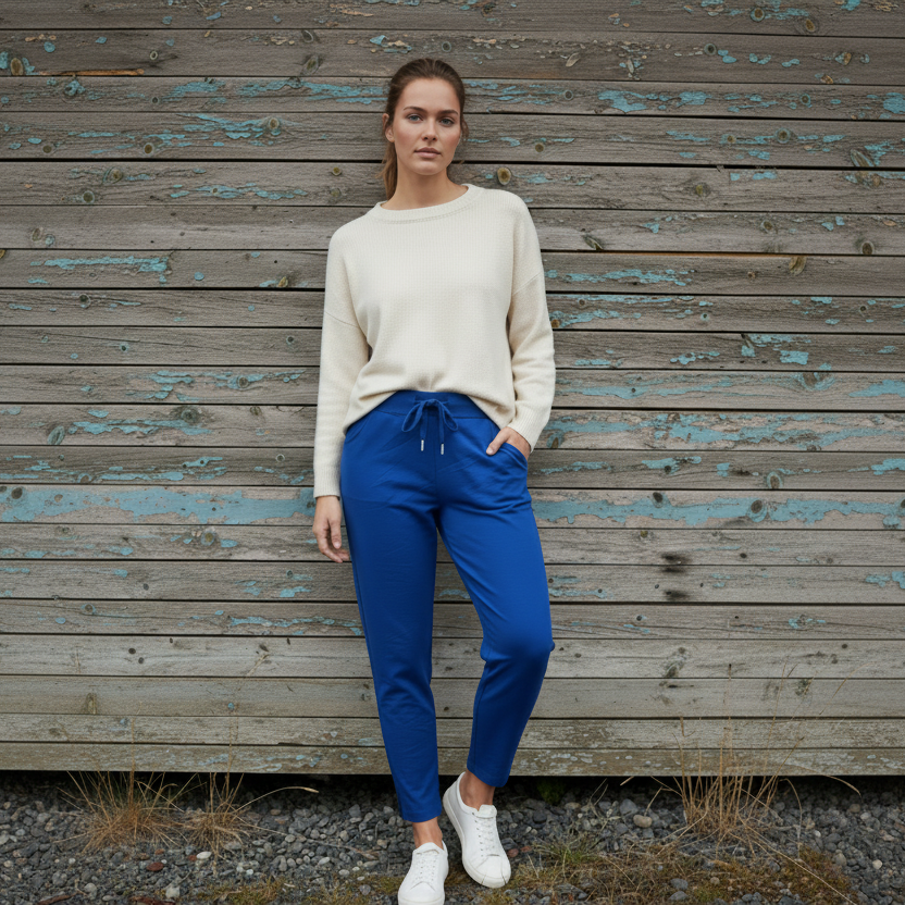 Stretchbyxa Signe, Cobalt Blå