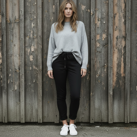 Stretchbyxa Signe, Svart