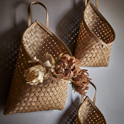 Wall basket Freja, Nature
