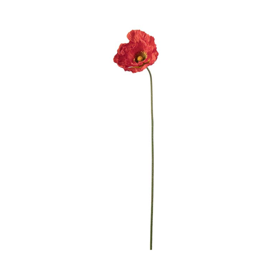 Valmue Rød 75cm