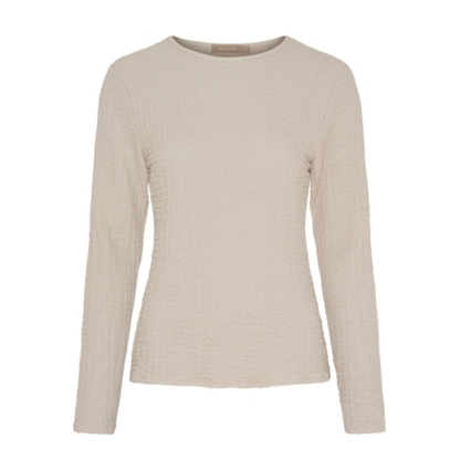 T-shirt Långärmad Vionne, Beige
